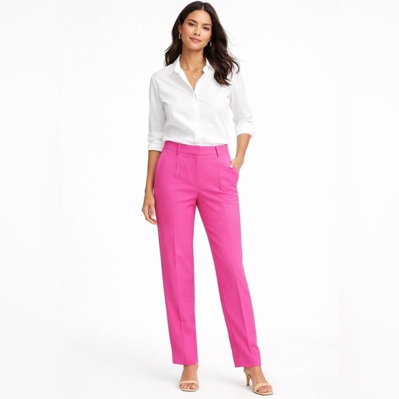 J. Crew Pants - J. Crew essential city pant crepe size 6 azalea pink bn157 trousers career